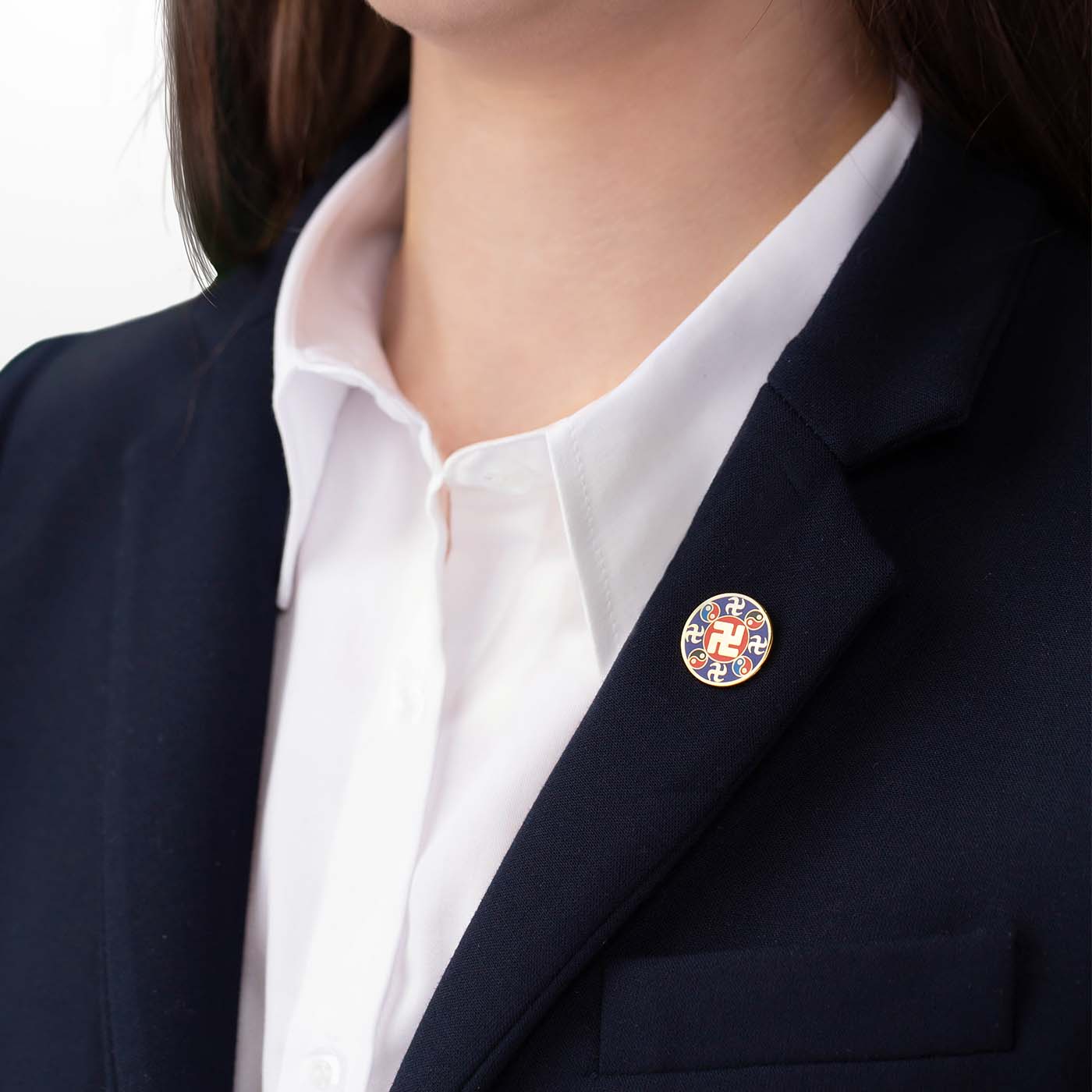 Falun Pin Indigo Blue Model | Shen Yun Collections