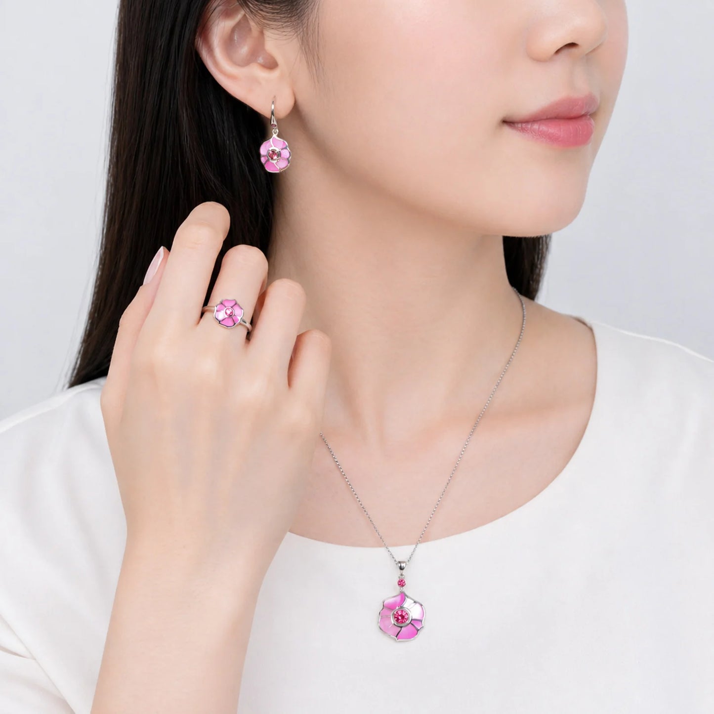 ピアス　花の舞（全２色)