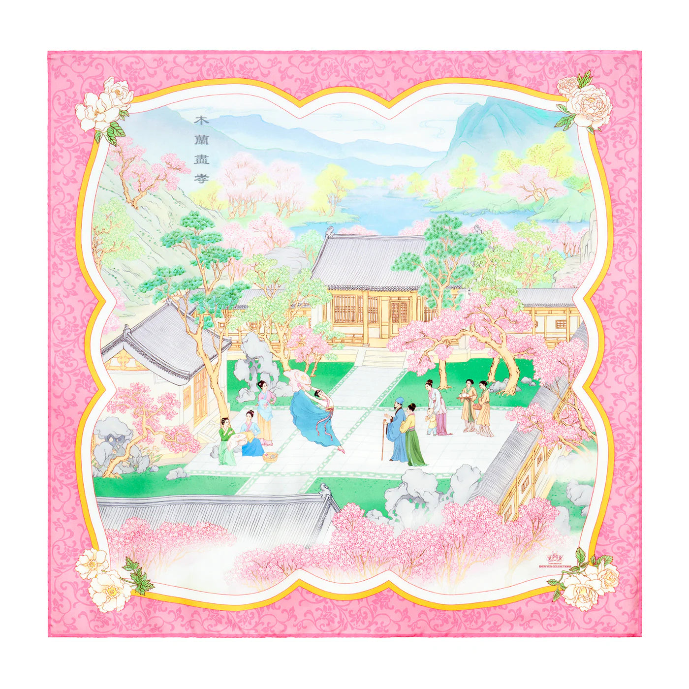 スカーフ ムーラン（両面プリント・全2種）